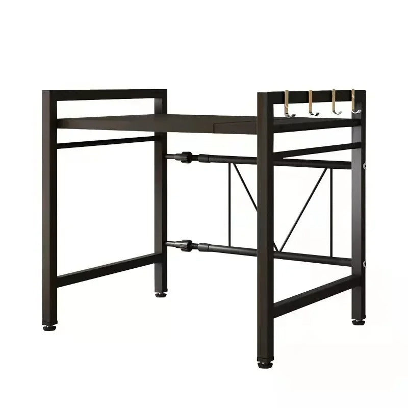 Expandable Microwave Oven Shelf Oven Storage Rack Kitchen Countertop Organize Shelf Microwave Organize Kitchen Rack Thickened