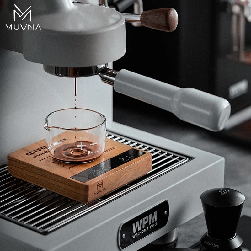 MUVNA Digital Kitchen Coffee Scale High Precision Cyclic Rechargeable Espresso Electronic Scale Home Barista Accessories