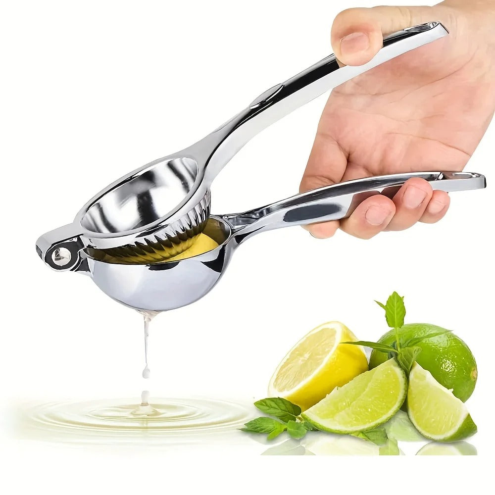 1pc Stainless Steel Lemon Juicer - Manual Efficient Juice Press, Easy to Use, for Home & Commercial Use, Fits Various Fruits