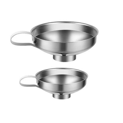 Premium Stainless Steel Kitchen Funnel Large Wide Mouth Design for Canning Jam Oil Liquid Pouring Household Use
