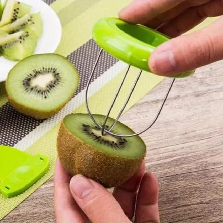 1 Pcs Kiwi Peel Split Tool Kitchen Gadgets and Accessories Creative Cut Kiwi Peeling Utensils Dig Fruit Slicer Fruit Knife