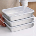 3-Piece Stainless Steel Food Storage Containers Set - Airtight BPA-Free Kitchen Organizers for Fridge/Pantry/Dry Goods
