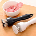 1pc Kitchen tools Stainless steel steak tenderizer, meat needle, tender meat, broken tendons, hole puncher, meat hammer
