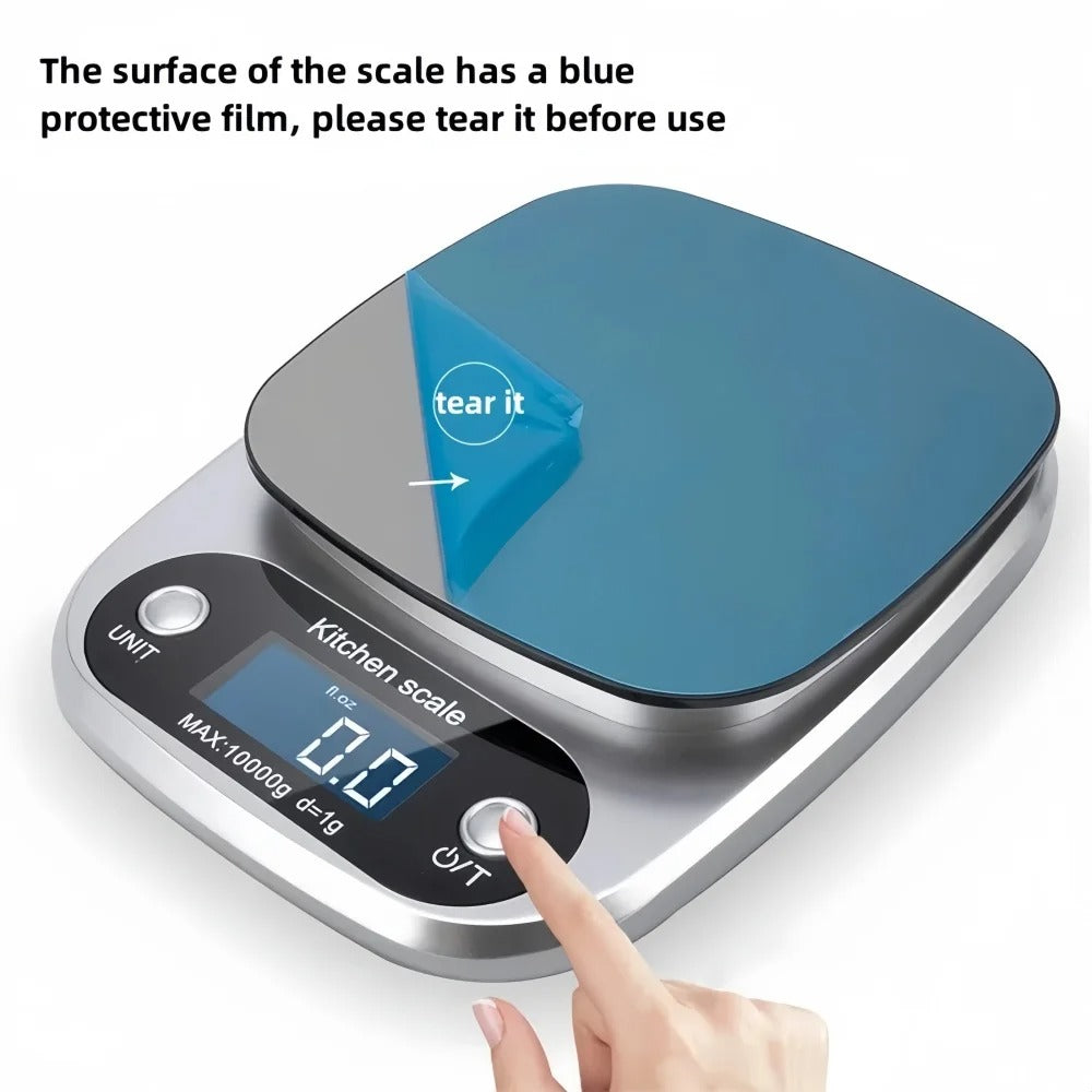 10kg/1g Digital Kitchen Scale High precision LCD Electronic Food Scale Jewelry Coffee Baking Portable High-quality Kitchen Tools