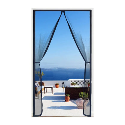 Magnetic Door Screen Insect Mosquito Net Curtain Black Fly Insect Auto Closing Invisible Mesh For Kitchen indoor living room