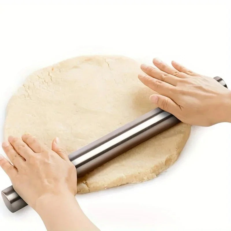 Hollow Stainless Steel Rolling Pin-Your Ultimate Baking Tool stainless Steel Rolling Pin-Hollow Designthe Perfect