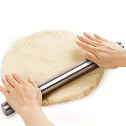Hollow Stainless Steel Rolling Pin-Your Ultimate Baking Tool stainless Steel Rolling Pin-Hollow Designthe Perfect