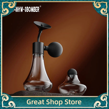 MHW-3BOMBER Coffee Aroma Glass Bottle Coffee Bean Tea Liquor Sample Display Container For Home Café Barista Beverage Lovers