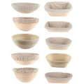 1/3 PCS PP Rattan Dough Proofing Basket for Bread Fermentation Baking Pastry Making for Home Kitchen Daily Bake Accessories