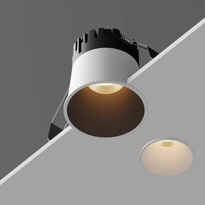 LED Recessed Downlight Black Modern Spotlight Indoor Anti-glare CRI97 Aluminum Ceiling Light for Living Room Bedroom