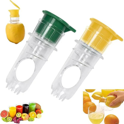 Portable Lemon Squeezer Plastic Resuable Lightweight Juices Reamer Washable Manual Juices Reamer Built in Filter