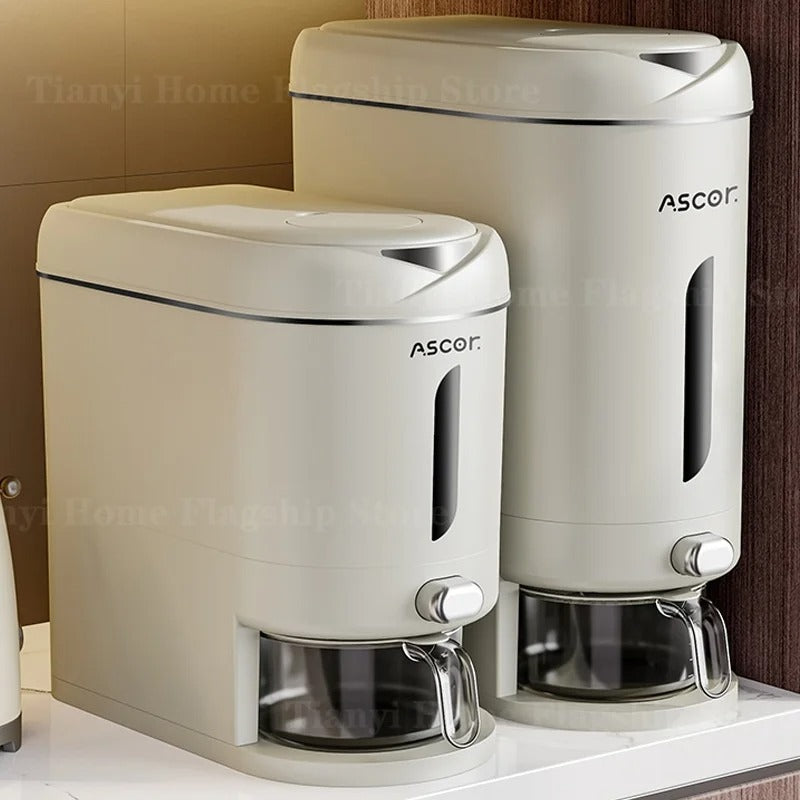 5kg/10kg Rice Storage Box Home Rice Bucket Insect-proof and Moisture-proof Sealed Container Food-grade Storage Bin