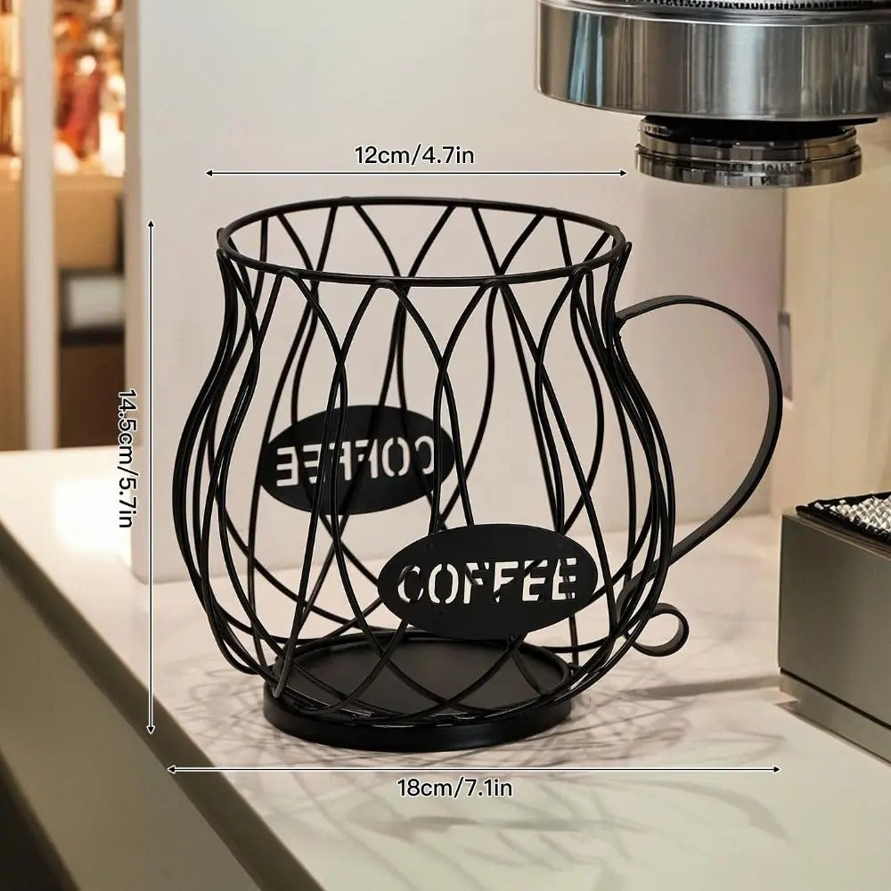 Large Capacity Coffee Pod Holder Irregular Shape Coffee Pod Coffee Capsule Holder Storage Cup Home Decoration