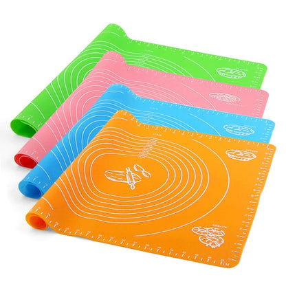 Extra Thick Large Silicone Baking Mat Non-Stick Pastry Mat Waterproof Dough Kneading Pad Rolling Mat Kitchen Baking Accessories