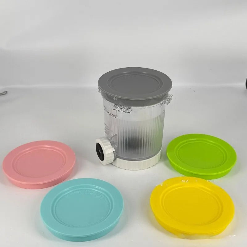 1pc Creami Pint Container Compatible with Ninja Creami NC701 Series Replacement Part for Ninja Swirl Ice Cream Maker