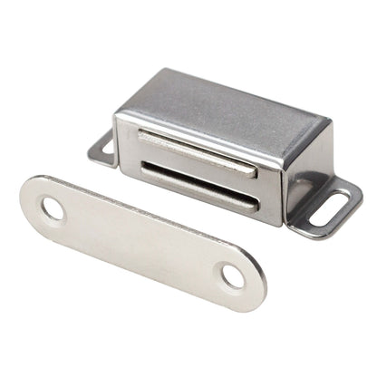 4 PCS Stainless Steel Kitchen Cabinet Door Magnet Catch TV Stand Cupboard and Other Furniture Door Drawer Magnetic Latch