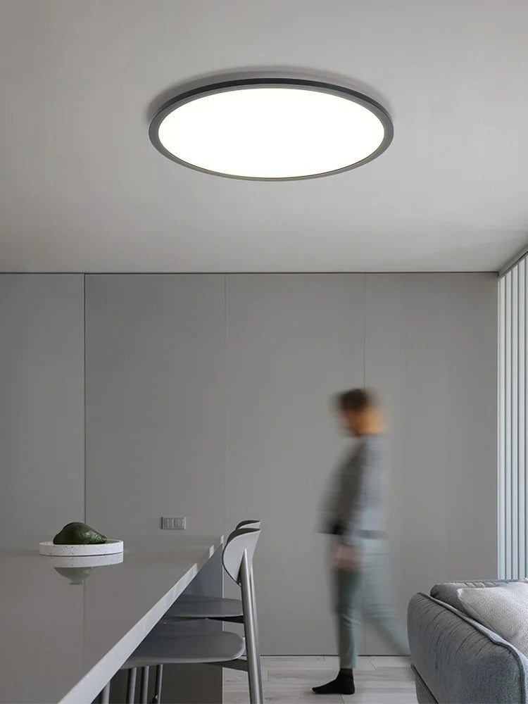 Living room lamp ultrathin LED ceiling lamp round modern lights simple balcony corridor dining room lamp master bedroom lamps