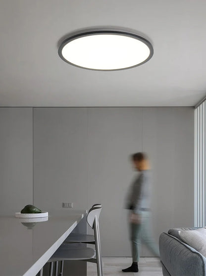 Living room lamp ultrathin LED ceiling lamp round modern lights simple balcony corridor dining room lamp master bedroom lamps