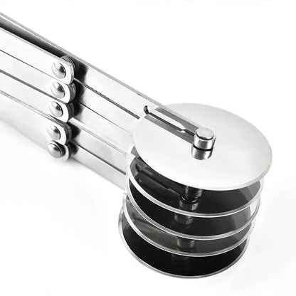 3/5/7 Wheels Cutter Dough Divider Side Pasta Knife Flexible Roller Blade Pizza Pastry Peeler Stainless Steel Bakeware Tools