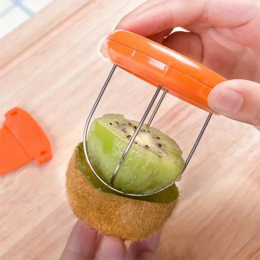 1 Pcs Kiwi Peel Split Tool Kitchen Gadgets and Accessories Creative Cut Kiwi Peeling Utensils Dig Fruit Slicer Fruit Knife