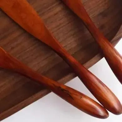 Wood Jam Knife Butter Knife Natural Dessert Bread Knife Cake Knife Smooth Wooden Tableware Japanese-style Portable Kitchen Tool