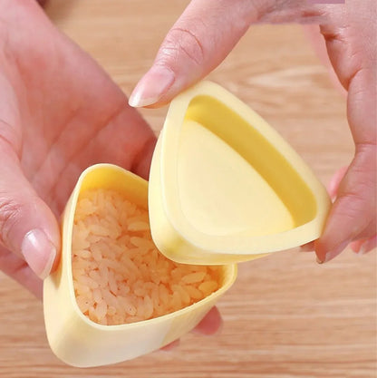 Triangles Sushi Mold Onion Rice Ball Food Press Japanese Bento Kitchen Gadget Set Onigiri Maker Frame Kit Tools Gadgets Dining