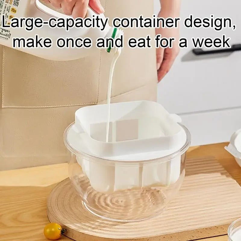 Household yogurt filter, self-made multi-functional whey separator, refrigerated press yogurt maker cheese filter screen