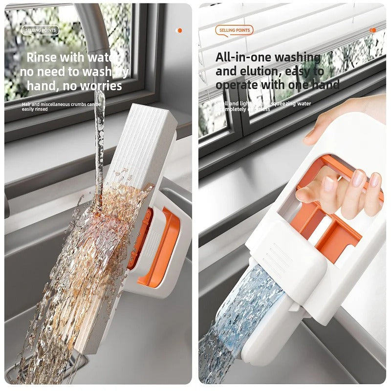 Self-squeezing Sponge Mop Folding Portable Super Absorbent for Floor Bathroom Kitchen Glass Car Window Desk Home Cleaning Tool