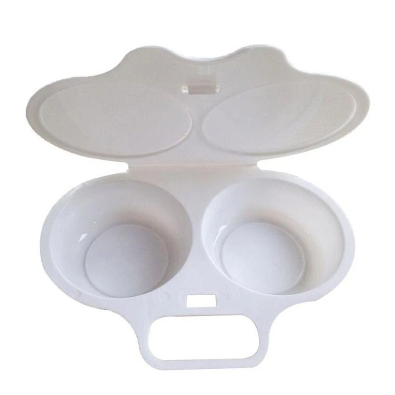 Kitchen Microwave Oven Round Shape Egg Steamer Cooking Mold Egg Poacher Egg Tool