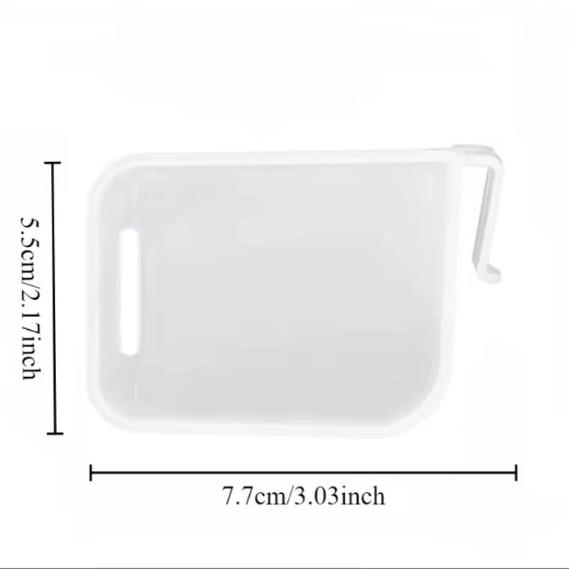 8pcs Refrigerator Side Door Sorting Partition Card Buckle Kitchen Bedroom Storage Storage Sorting Box Space Division