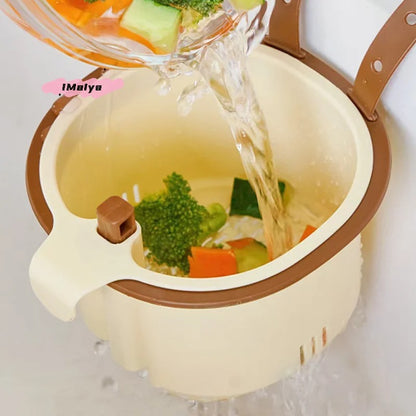Household Hanging Kitchen Sink Drain Basket for Separating Food Scraps Tea Leaves And Kitchen Waste Eco-Friendly Kitchen Accesso