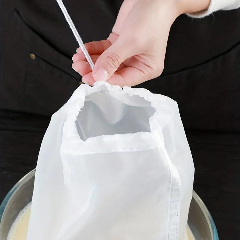 Kitchen Filter Mesh Bags Reusable Food Grade Soy Milk Filter Bags Food Strainer Bag for Soy Milk Juices Home Brewing