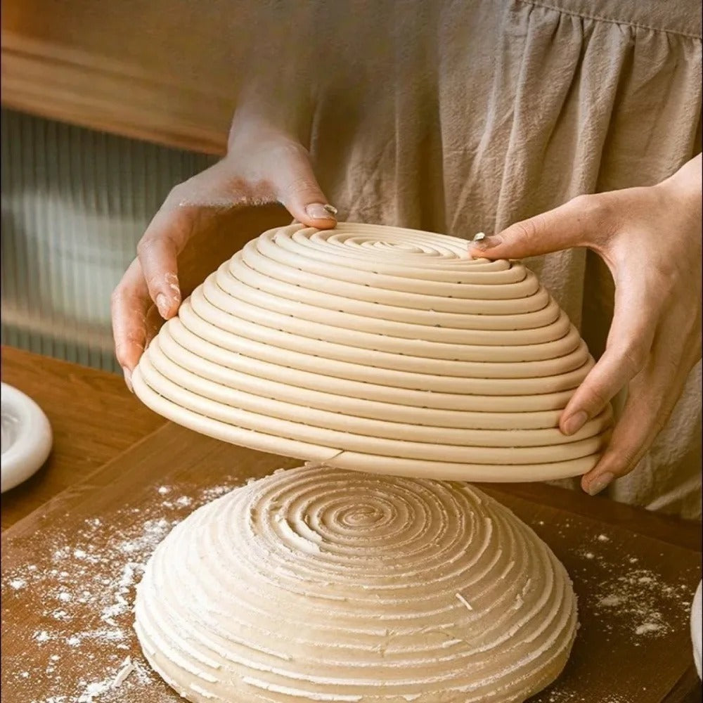 1/3 PCS PP Rattan Dough Proofing Basket for Bread Fermentation Baking Pastry Making for Home Kitchen Daily Bake Accessories