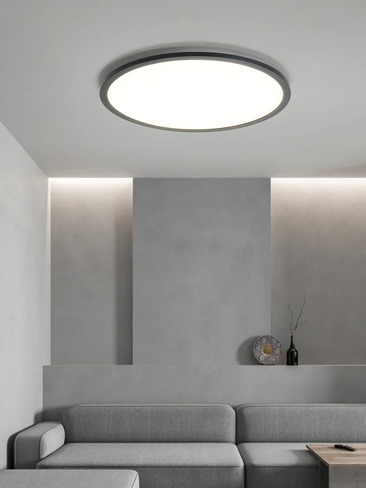 Living room lamp ultrathin LED ceiling lamp round modern lights simple balcony corridor dining room lamp master bedroom lamps