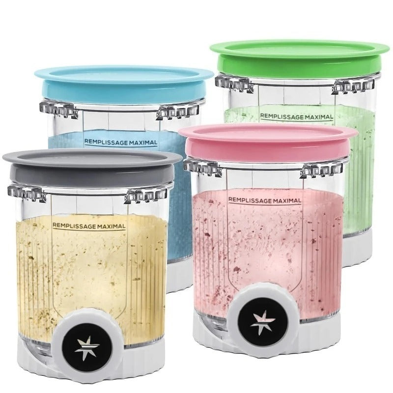 1pc Creami Pint Container Compatible with Ninja Creami NC701 Series Replacement Part for Ninja Swirl Ice Cream Maker