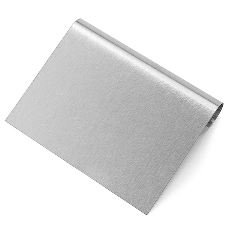 Stainless Steel Cake Scraper & Dough Cutter with Measuring Scale, DIY Dough Pastry Spatulas, Bread Baking Accessories