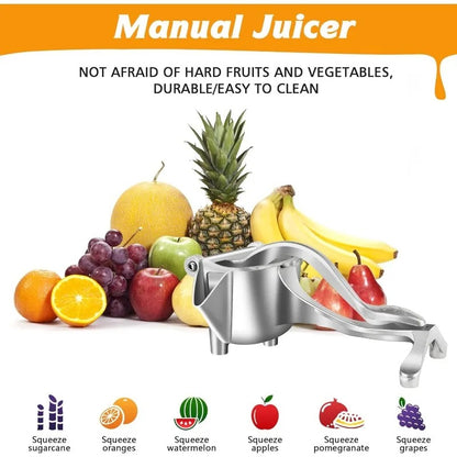 Manual Juicer, Fruit Juice Squeezer, Detachable Heavy Duty Citrus Squeezer Extractor Tool, Premium Quality Metal Alloy Squeezer