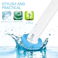 Long Handle Toilet Brush Set with Disposable Replacement Heads, Hygienic Bathroom Cleaning Tool Kit, WC Accessories