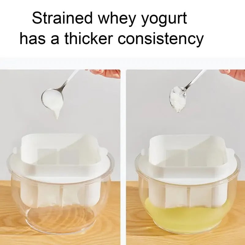 Household yogurt filter, self-made multi-functional whey separator, refrigerated press yogurt maker cheese filter screen