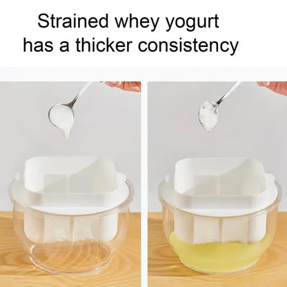Household yogurt filter, self-made multi-functional whey separator, refrigerated press yogurt maker cheese filter screen