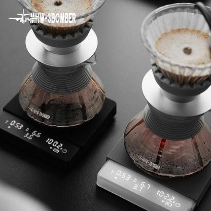 MHW-3BOMBER Digital Kitchen Coffee Scale High Precision Cyclic Rechargeable Espresso Electronic Scale Home Barista Accessories
