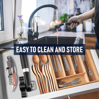 Can Opener Kitchen Accessories Professional Manual Stainless Steel Jar Opener Safety Side Cut Bottle Openers Household Tools