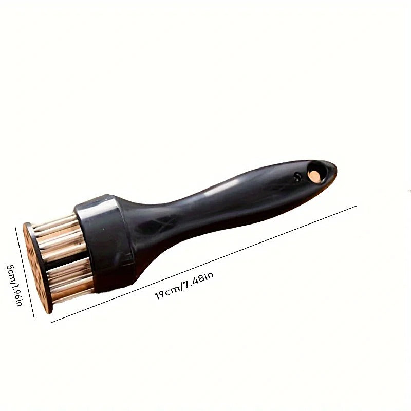 1pc Kitchen tools Stainless steel steak tenderizer, meat needle, tender meat, broken tendons, hole puncher, meat hammer