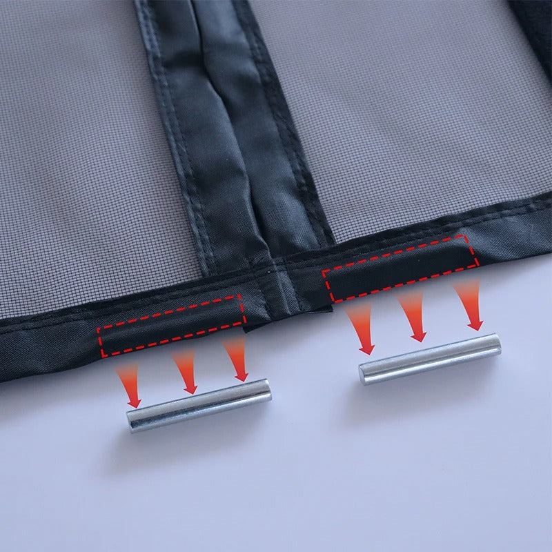 Magnetic Door Screen Insect Mosquito Net Curtain Black Fly Insect Auto Closing Invisible Mesh For Kitchen indoor living room