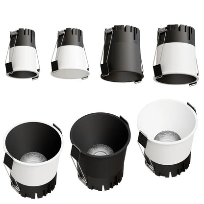 LED Recessed Downlight Black Modern Spotlight Indoor Anti-glare CRI97 Aluminum Ceiling Light for Living Room Bedroom