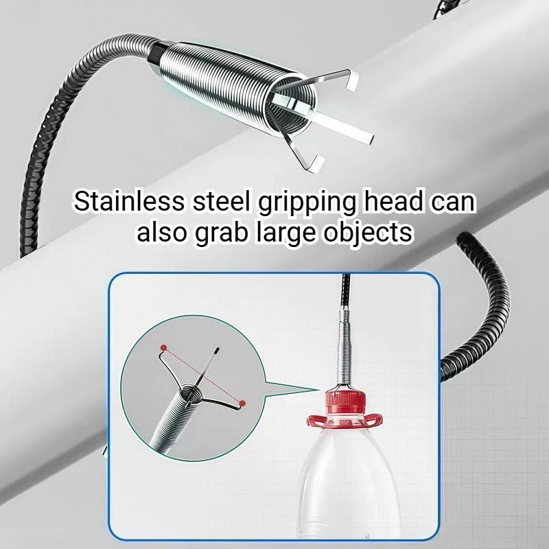 Hand Pinch Cleaning Sewer Pipe Plunger Hand Pinches Four Claws Pipe Opener Drains Four Claw Telescopic Bathroom Accessories Home