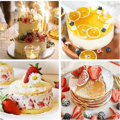 Round Shaped Baking Mould Adjustable Mousse Cake Ring Mould Retractable Dessert Acrylic Mould with Scale Cooking Decor Tools