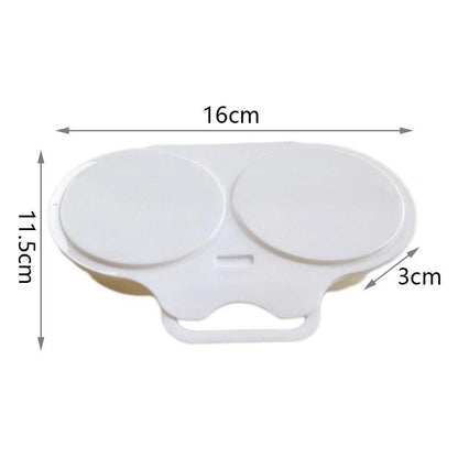 Kitchen Microwave Oven Round Shape Egg Steamer Cooking Mold Egg Poacher Egg Tool