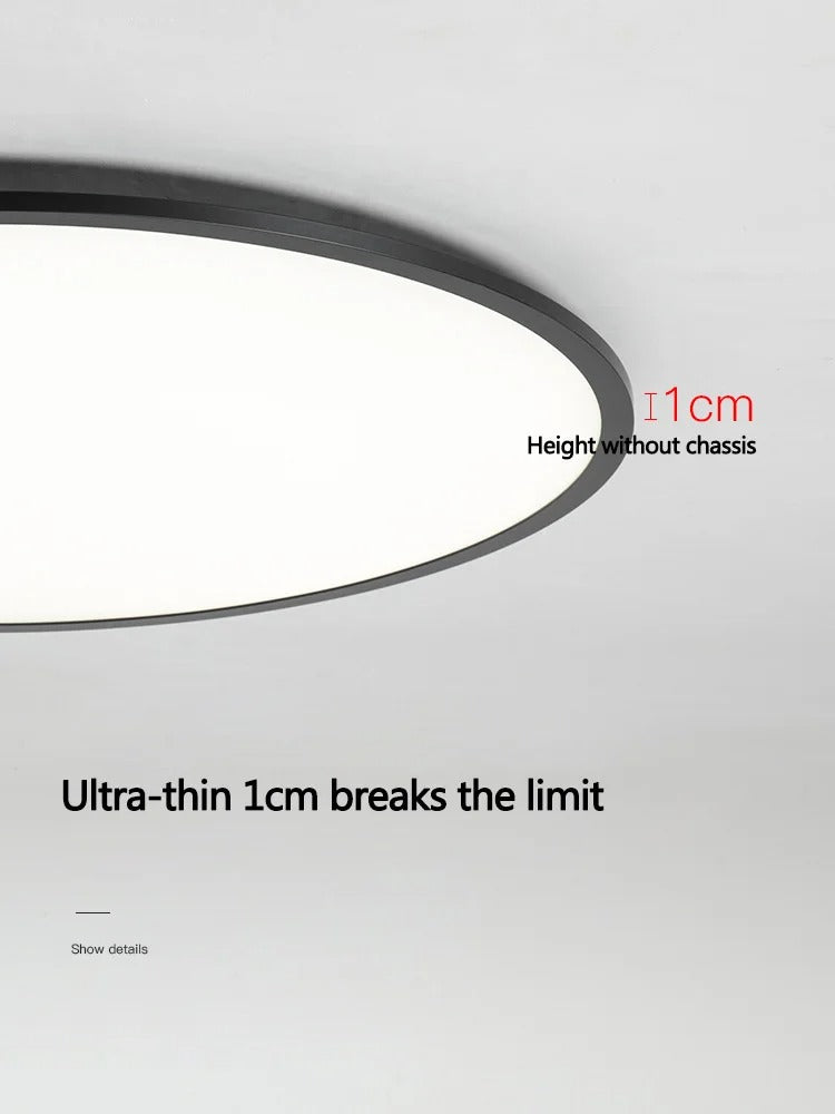 Living room lamp ultrathin LED ceiling lamp round modern lights simple balcony corridor dining room lamp master bedroom lamps