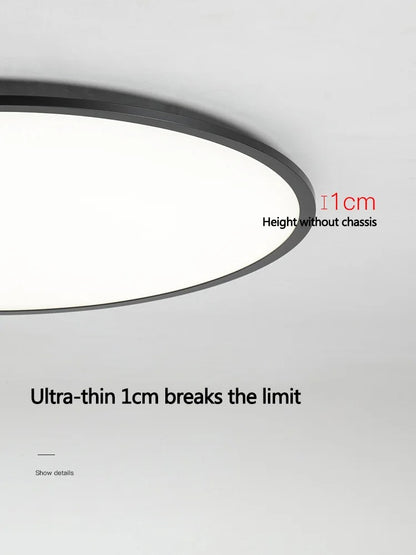 Living room lamp ultrathin LED ceiling lamp round modern lights simple balcony corridor dining room lamp master bedroom lamps